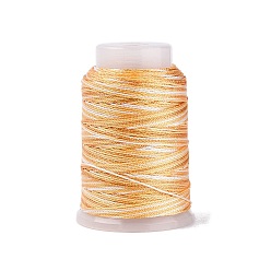 Naranja 5 rollos 9-cuerdas de nailon trenzado de varias capas con hilo metálico, naranja, 0.5 mm, aproximadamente 98.43 yardas (90 m) / rollo