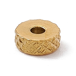 Золотой Узор шеврон 304 бусины из нержавеющей стали, колонка, золотые, 5x2 мм, отверстие : 1.5 мм