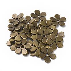 Античная Бронза Тибетском стиле сплав шарик крышки, без свинца, без никеля и без кадмия, античная бронза , 21x2.5 мм, отверстие : 2.5 мм