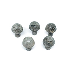 Пикассо Камень Натуральные фигурки целебных грибов Пикассо из яшмы, Украшения из камня с энергией Рейки, 20 мм