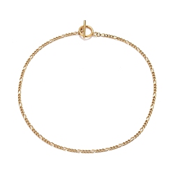 Золотой 304 из нержавеющей стали цепи ожерелья, золотые, 15.15 дюйм (38.5 см)