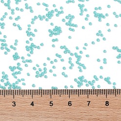 (55) Opaque Turquoise TOHO Round Seed Beads, Japanese Seed Beads, (55) Opaque Turquoise, 15/0, 1.5mm, Hole: 0.7mm, about 15000pcs/50g