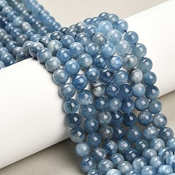 Аквамарин Природные Аквамарин бисер нитей, круглые, 7 мм, отверстие : 1 мм, около 55 шт / нитка, 15.08'' (38.3 см)