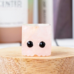 Розовый Кварц Натуральный розы украшения кварц дисплей, для домашнего офисного стола, кубические, 15~20 мм