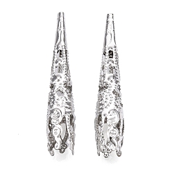 Платина Шарик конусов, железные, платина, диаметром около 8 мм , 42 мм высотой, отверстие : 1 мм