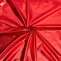 Red Polyester Spandex Stretch Fabric, for DIY Christmas Crafting and Clothing, Red, 100x150x0.04cm