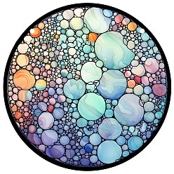 Colorful Acrylic Sun Catcher Pendant, Rainbow Maker, Suncatchers, DIY Garden & Home Decoration, Colorful, 150mm