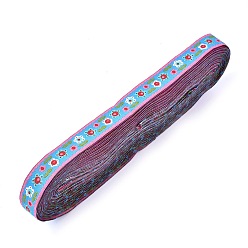 Разноцветный Жаккардовая лента, тирольская лента, Полиэфирная лента, для рукоделия шитье, домашний декор, цветочный узор, красочный, 5/8" (16 мм)