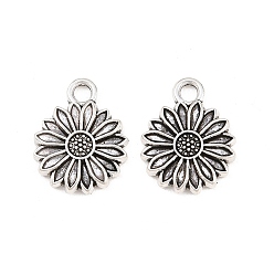 Античное Серебро Сплавочные подвески тибетского стиля, , античное серебро, 16.5x13x2 мм, отверстие : 2 мм