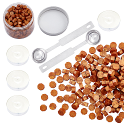 Перу Наборы частиц сургуча для печати в стиле ретро, с ложкой из нержавеющей стали, свеча, пластиковые пустые контейнеры, Перу, 307 шт / комплект