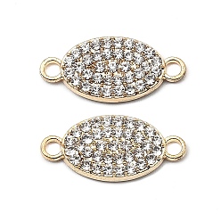 Золотой Подвески из хрусталя и хрусталя из сплава, овальные связи, золотые, 9x19x2 мм, отверстие : 1.8 мм