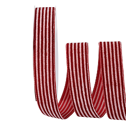 Dark Red 10 Yards Single Face Velvet Ribbons, for Gift Wrapping, Bowknot Making, Dark Red, 1 inch(25mm), about 10.00 Yards(9.14m)/Set