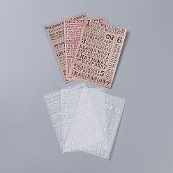 Autres Papier de scrapbooking, parchemin végétal & papier munken, pour scrapbook album bricolage, carte de voeux, papier de fond, agenda décoratif, écriture diphonique, 14x10 cm, 30 draps/sac