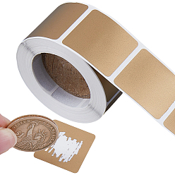 Золотистый Наклейка-пароль с бумажным покрытием, поделки соскоб наградной карты, прямоугольные, золотые, 27.5 мм