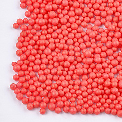 Red Small Craft Foam Balls, Round, for DIY Wedding Holiday Crafts Making, Red, 2.5~3.5mm