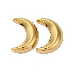 Настоящее золото 18K 304 подвески из нержавеющей стали, ионное покрытие (ip), Луна прелести, реальный 18 k позолоченный, 18.5x13.5x3.5 мм, отверстие : 1.8 мм