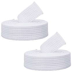 Blanco Cinturón de taekwondo, accesorios para actuaciones de artes marciales, blanco, 2800x40x5.5 mm