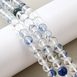 Королевский синий Арбуз камень стеклянные бусы пряди, круглые, королевский синий, 6 мм, отверстие : 0.8~0.9 мм, около 66~67 шт / нитка, 15.67~15.75 дюйм (39.8~40 см)