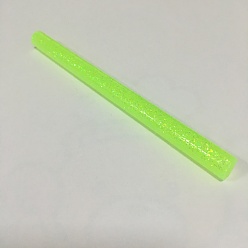 Lawn Green Hot Melt Plastic Glue Sticks, Use for Glue Gun, Lawn Green, 100x7mm, about 240pcs/1000g