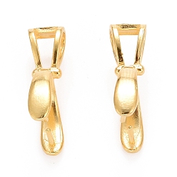 Золотой 925 зажим для зажима льда из стерлингового серебра, реальный 18 k позолоченный, 19x14x5.5 мм, отверстие : 5x2.6 мм, штифты : 0.7 мм