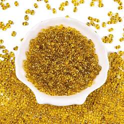 (932FM) Темно-синий аква-матовый с подкладкой Стеклянные бусины Пикассо, окрашенные распылением, арахис, темно-золотистые, 6x4x3 мм, отверстие : 1.2 мм, Около 4000 шт / фунт