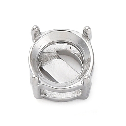 Круглые 304 настройки гвоздя из нержавеющей стали, цвет нержавеющей стали, круглые, пригодный для стразов 6 мм, 5x6x6 мм