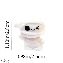 Ghost Хэллоуин скульптура из смолы украшения дисплея, для домашнего офисного стола, призрак, 28x25 мм