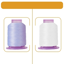 лаванда Полупрозрачная - чувствительная полиэфирная нить, лаванда, 49x35 мм