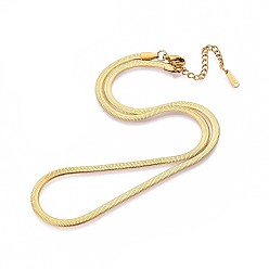 Настоящее золото 18K 3.5мм 304 цепочки-ёлочки из нержавеющей стали, ионное покрытие (ip), реальный 18 k позолоченный, 15.75 дюйм (40 см)