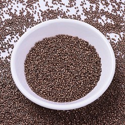 (DB0340) Matte Copper Plated MIYUKI Delica Beads, Cylinder, Japanese Seed Beads, 11/0, (DB0340) Matte Copper Plated, 1.3x1.6mm, Hole: 0.8mm, about 2000pcs/bottle, 10g/bottle