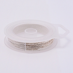 Silbern Silberfarbig 3 Litzen Kupfer-Handwerksdraht, langlebig überzogen, Silbern Silberfarbig, 0.3 mm, ca. 80 m / Rolle