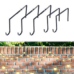 Black Carbon Steel Monument Hook Hangers, Black, 165x225~335x10mm