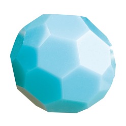 63030 Turquoise Хрустальные бусины preciosa®, чешский хрусталь, 451 19 602 круглый, 63030 бирюзовый, 4 мм, отверстие : 1 мм