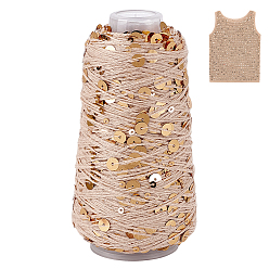 Цвет Древесины 150м хлопковый шнур, с блестка, деревесиные, 1 мм, около 164.04 ярдов (150 м) / рулон