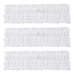 Белый 5 ярдов хлопковой отделки, украшение одежды, аксессуары для костюма, белые, 90 мм