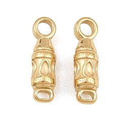 Plaqué 14K Or Véritable 304 charmes de connecteur en acier inoxydable, liens de fusée, réel 14 k plaqué or, 17.5x5x5mm, Trou: 2.4mm