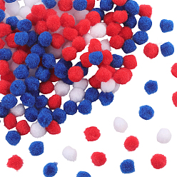 (52) Непрозрачная лаванда 900шт 3 цвета кукольный ремесло своими руками, полиэфирный жемчуг, круглые, разноцветные, 10 мм, 300 шт / цвет