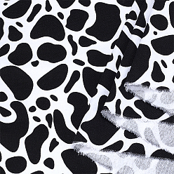 Черный Поликоттоновая ткань с рисунком коровы, для аксессуаров для дивана, чёрные, 1510x0.5 мм, 2 м / шт