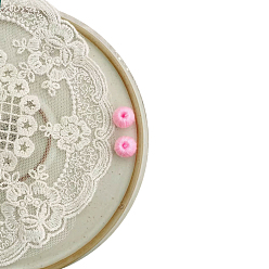 Pearl Pink DIY Doll Craft Yarn Pom Pom Ball, Round, Pearl Pink, 1.2cm