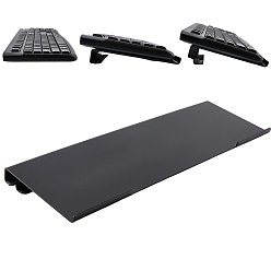 Black Acrylic Keyboard Holder, Rectangle, Black, 430x136x31mm