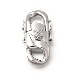 Нержавеющая Сталь Цвет 304 заклепки из нержавеющей стали, овальные, цвет нержавеющей стали, 36x19x10 мм, отверстие : 5.5x7 мм