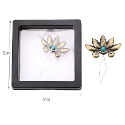 Античное Серебро Устройство для заправки иглы для цветов, многофункциональное устройство для заправки нитей, инструмент для заправки иглы, античное серебро, 70x70x20 мм