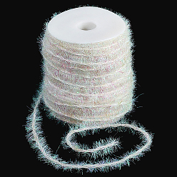 Белый 50 блестящая гирлянда из мишуры, на Рождество / свадьба / украшение дня рождения, белые, 3/4 дюйм (20 мм)