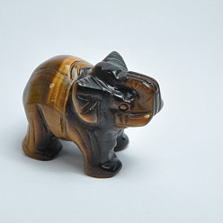 Тигровый глаз Естественный тигр украшения дисплея глаз, 3d слоновый орнамент, для домашнего офисного стола, 38 мм