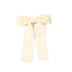 Фламинго Заколки для волос из бархатной кожи аллигатора, аксессуары для волос для женщин и девочек, бантом, фламинго, 170x135 мм