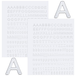 Серебро 2 листы самоклеящиеся мельхиоровые наклейки, металлические наклейки для скрапбукинга, бантом, серебряные, 12x8 см, 2 лист