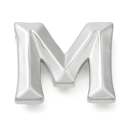 Letter M Стойки обшивки латунные подвески, долговечный, без кадмия и без свинца, подвески с буквой az~z, Буква М, 17.5x22x6 мм, отверстие : 3.5x2 мм