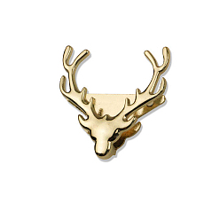 Light Gold Защитные уголки для сумок из металла с изображением оленя, для украшения мебели сумочки, золотой свет, 41.5x39 мм