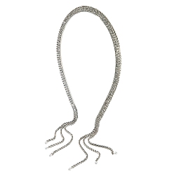 Платина Резинки для волос со стразами, корона для волос, для женщин или девочек, платина, 150x120x10 мм