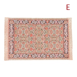 Бланшированный Миндаль 1:12 украшение пола мини-кукольного домика, Турецкий ковер, тканый ковер, миниатюрная сцена, бланшированный миндаль, 160x100 мм